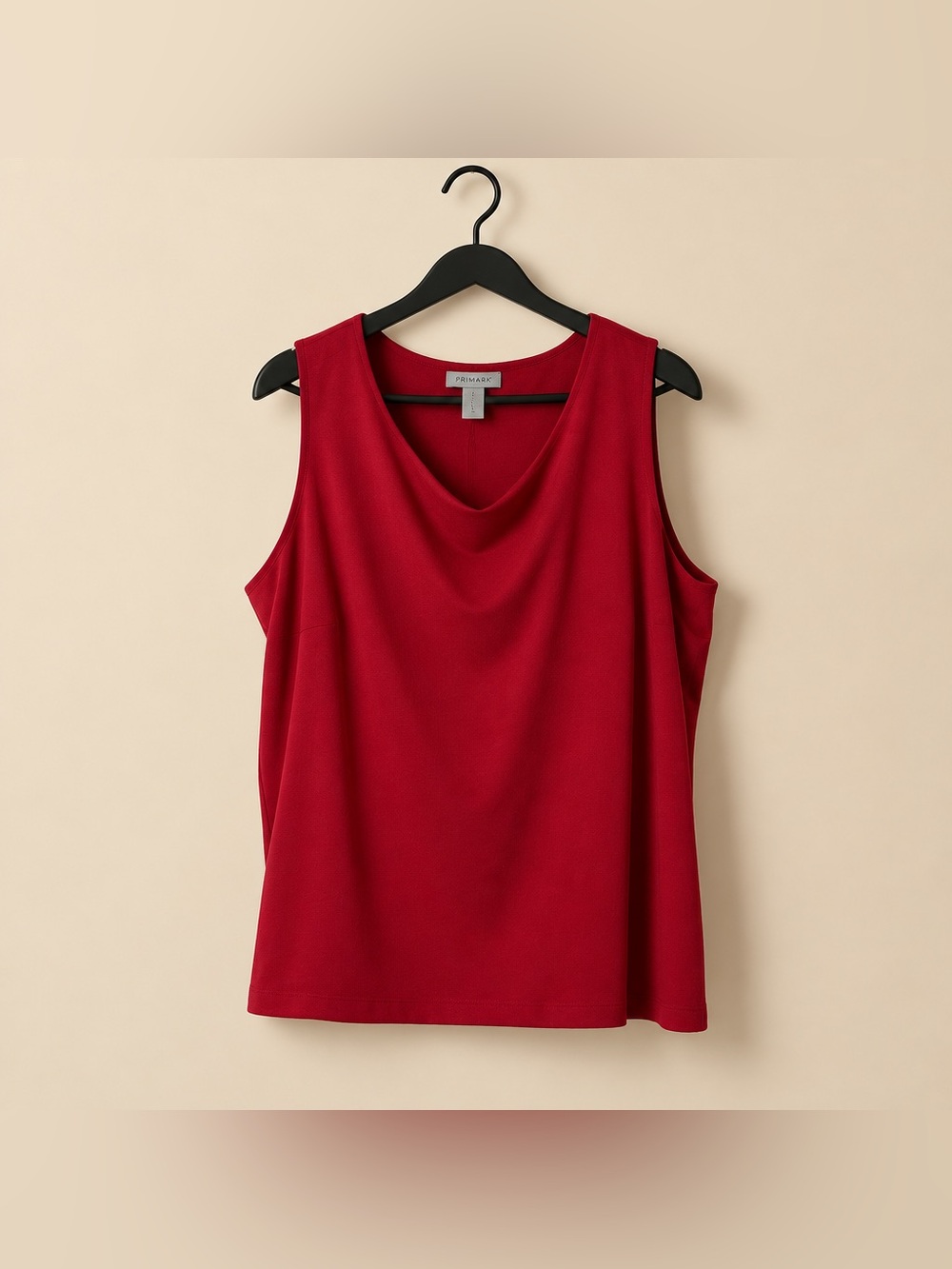 Catherines 3X 26/28 Red Sleeveless Polyester Spandex Tank Top